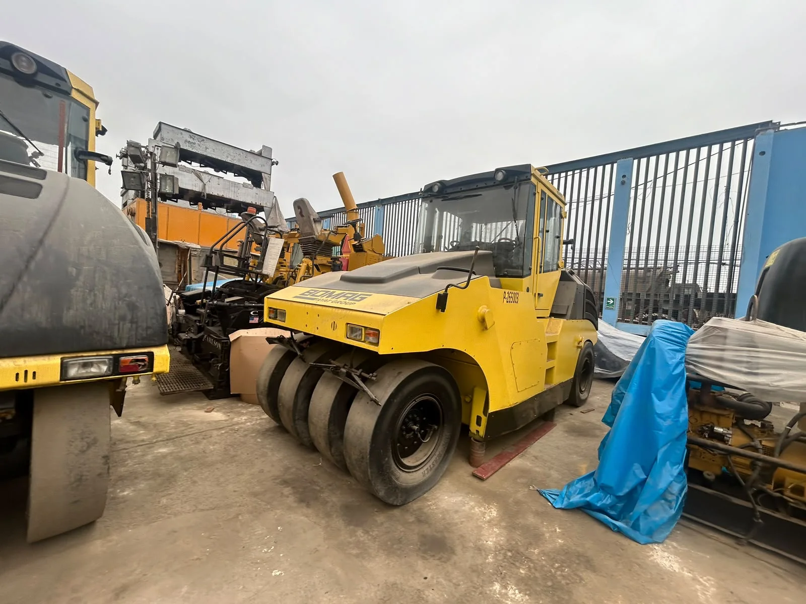 Rodillo sobre ruedas Doosan