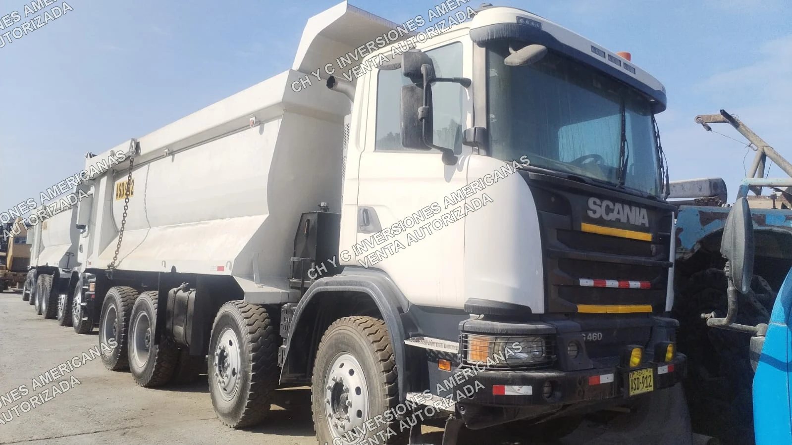 Camión volquete Scania G460 B8x4