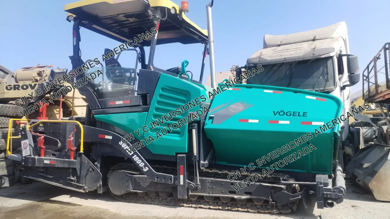 Pavimentadora Vögele Super 1800-3